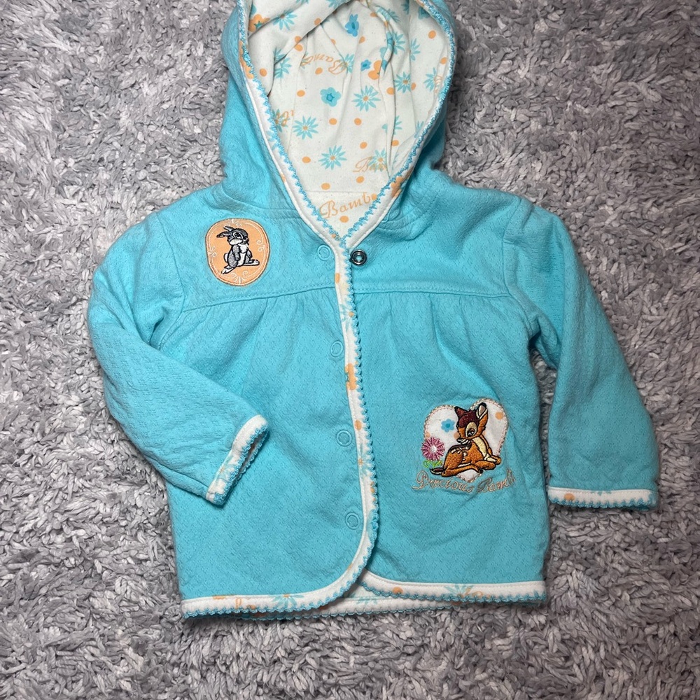 SOLD- Y2K Bambi Infant Sweater